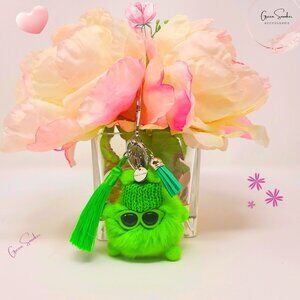 Greensnooker, Keychain, Cute Baby Monster, Green
